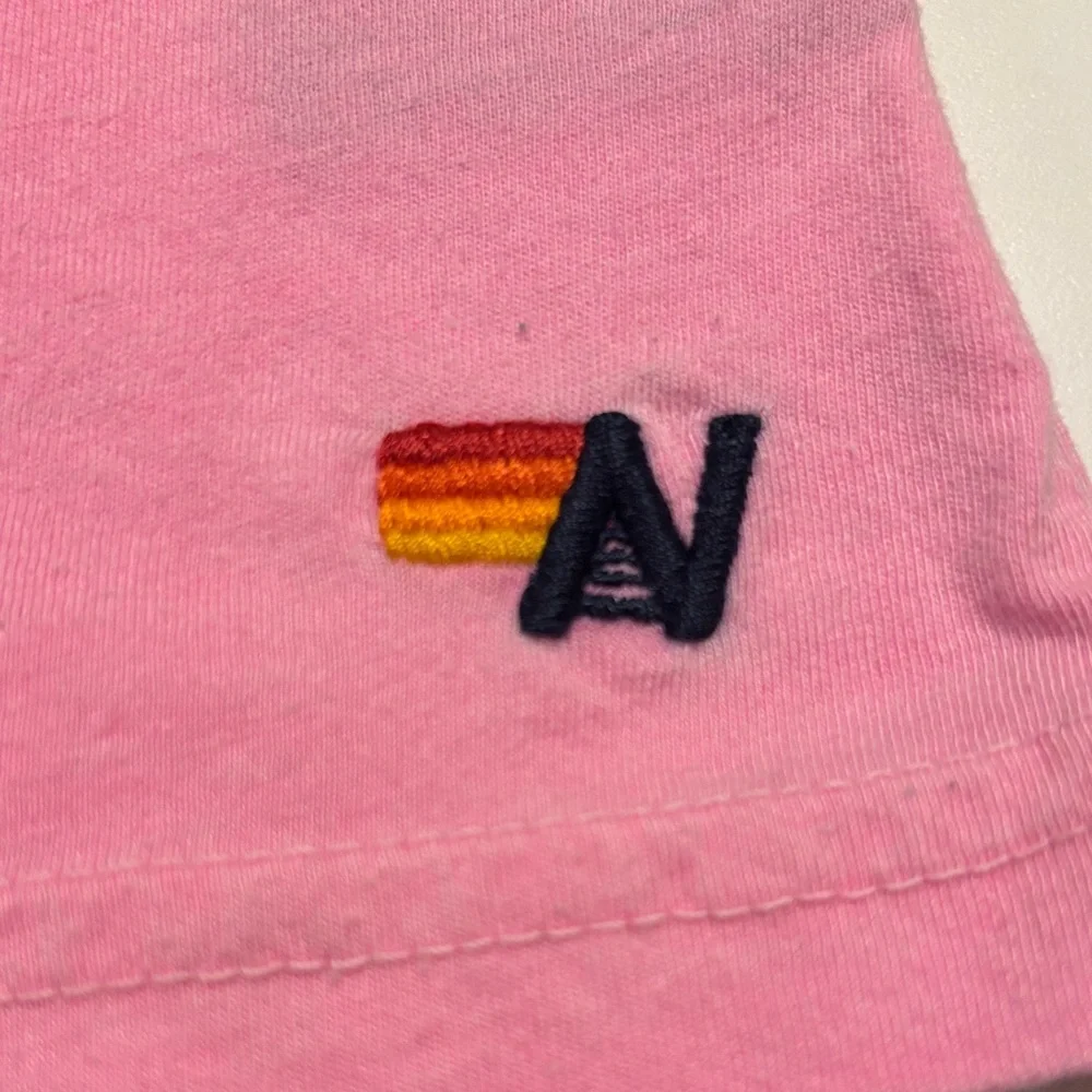 Aviator Nation Kids Pink Tee with Smiley Face Size 14 - Picture 5 of 6